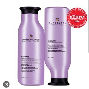 Set of Pureology Sheer Hydrate Shampoo And Conditioner 9 Oz Dry Color Treated